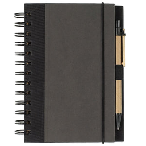 Eco-Friendly 5" X 7" Spiral Notebook & Pen