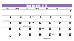 Classic Cars 2025 Promotional Desk Calendar