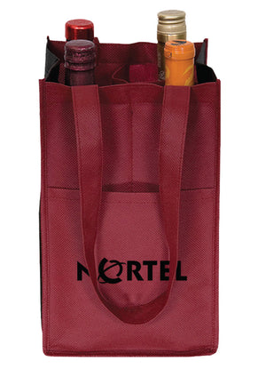 4 Bottle Non-Woven Wine Tote Bag