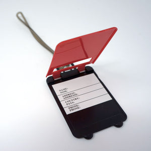 Snap Open Luggage Tag