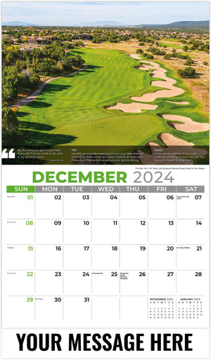 Galleria Golf Tips - 2025 Promotional Calendar