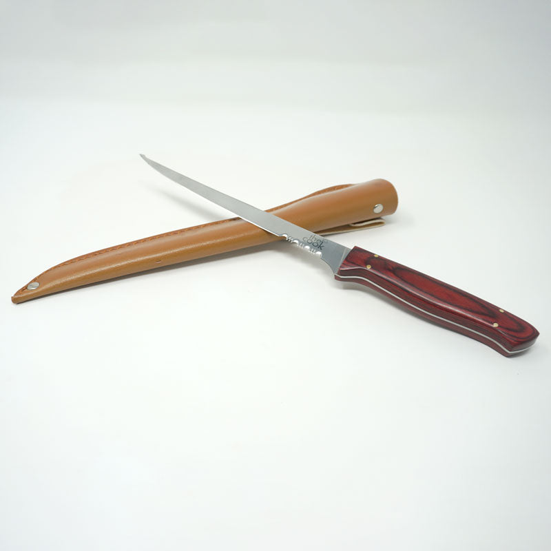 Fillet Knife with Wood Handle
