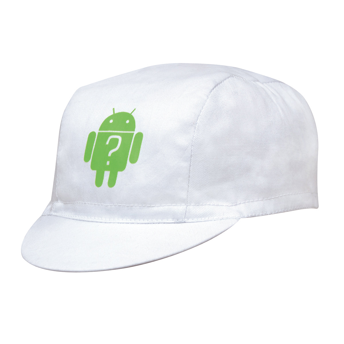 3 Panel Cycling Cap with Short Peak