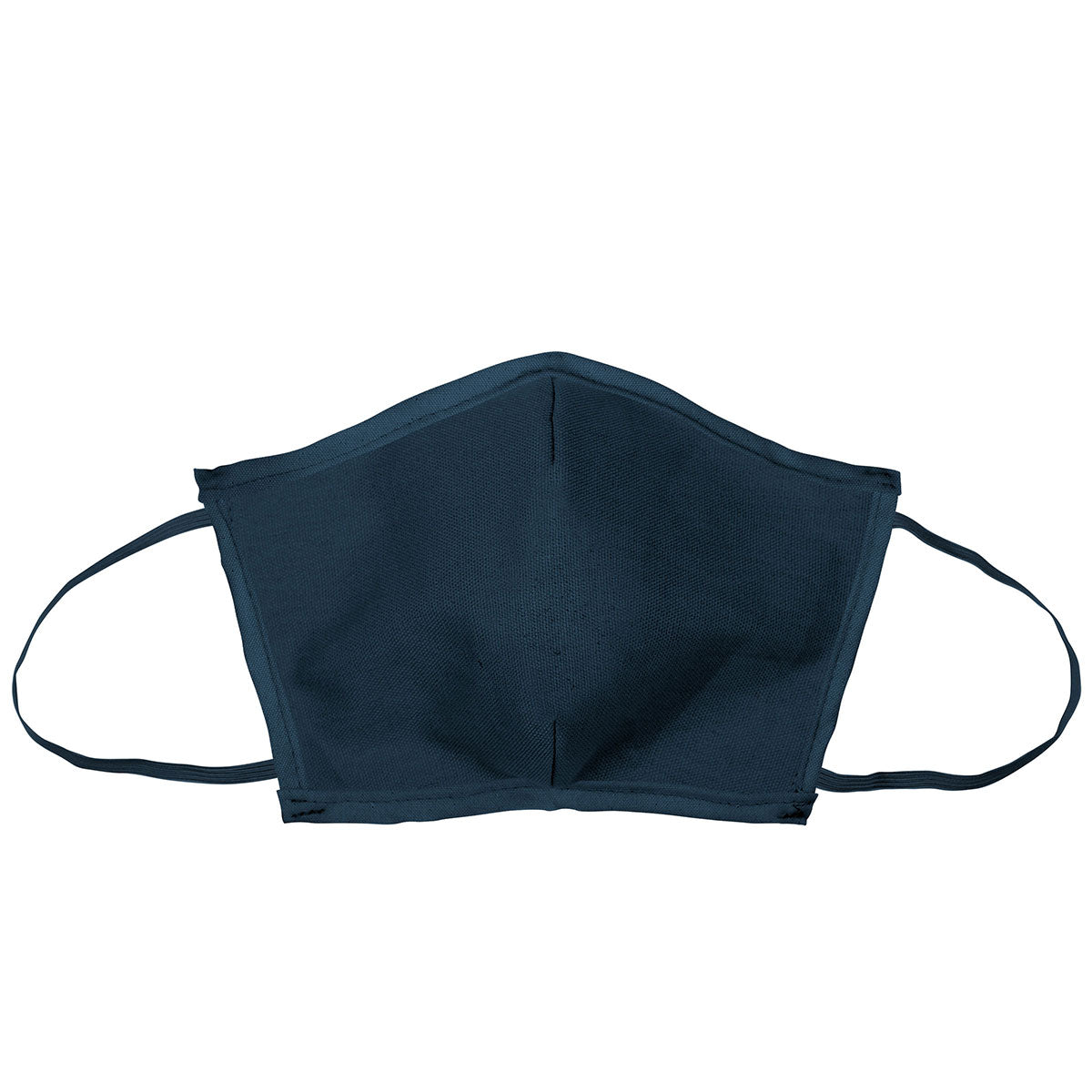 Flat Fold Canvas Face Mask With Elastic Loops