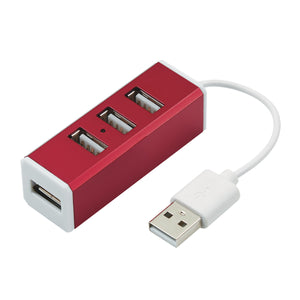 4-Port Aluminum USB Hub