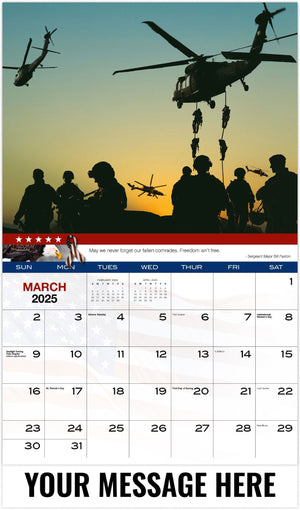 Galleria Home of the Brave - 2025 Promotional Calendar