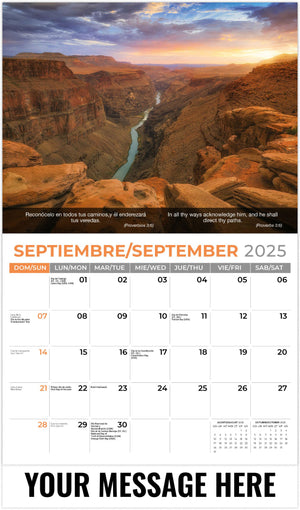 Galleria Faith Passages (ENG/Sp) - 2025 Promotional Calendar