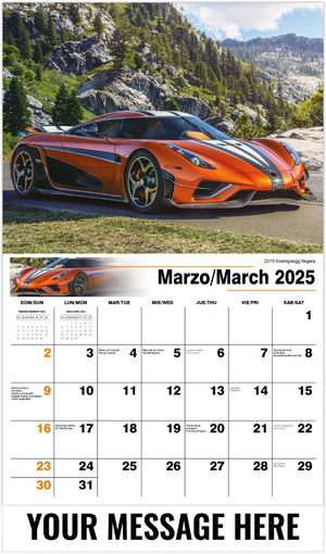 Galleria Exotic Cars (ENG/Sp) - 2025 Promotional Calendar