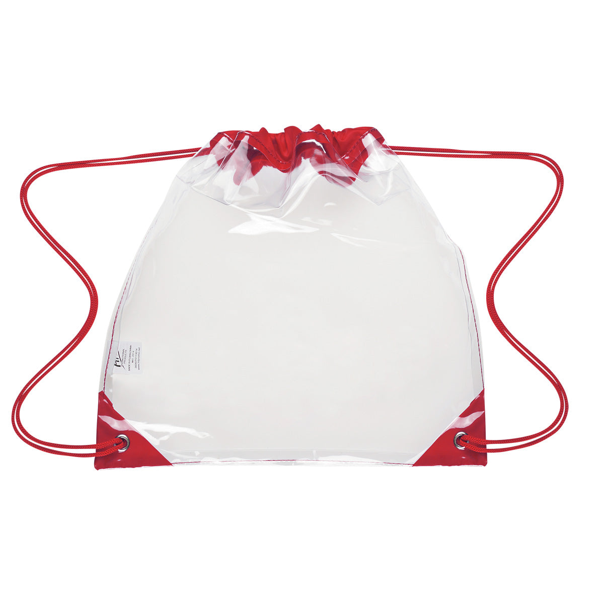 Touchdown Clear Drawstring Backpack
