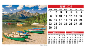 Scenes of Canada 2025 Promotional Desk Calendar