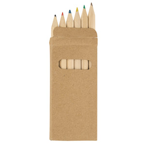 6-Piece Coloured Pencil Set