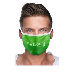 2 Ply Sublimated Polyester Face Mask with Pocket